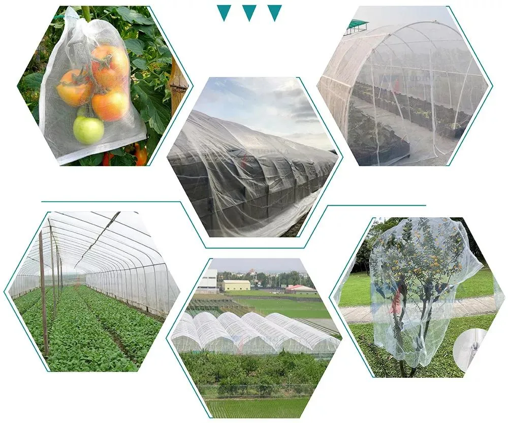 60mesh HDPE Plastic Greenhouse Commercial Green House Grow Tent Mosquito